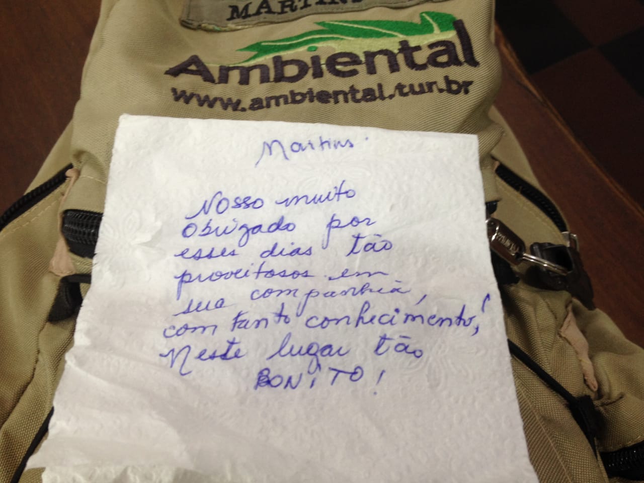 Elogios do nosso Guia: Martins
