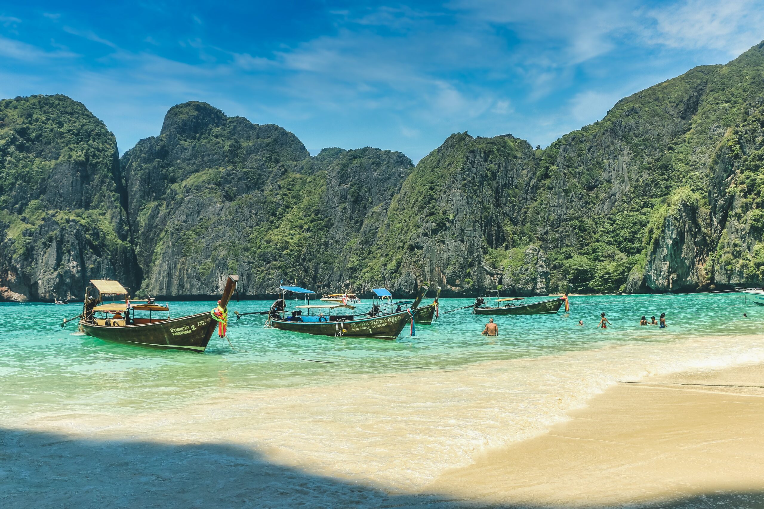 Krabi - Longtail boats 1
