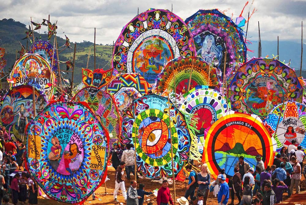 Giant Kite Festival in Sumpango, Guatemala