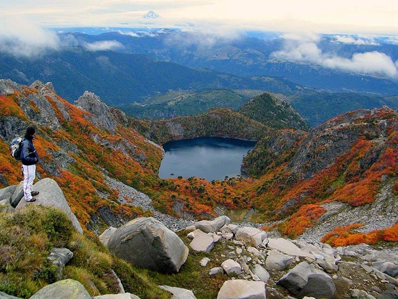 lagos e vulcões - chile