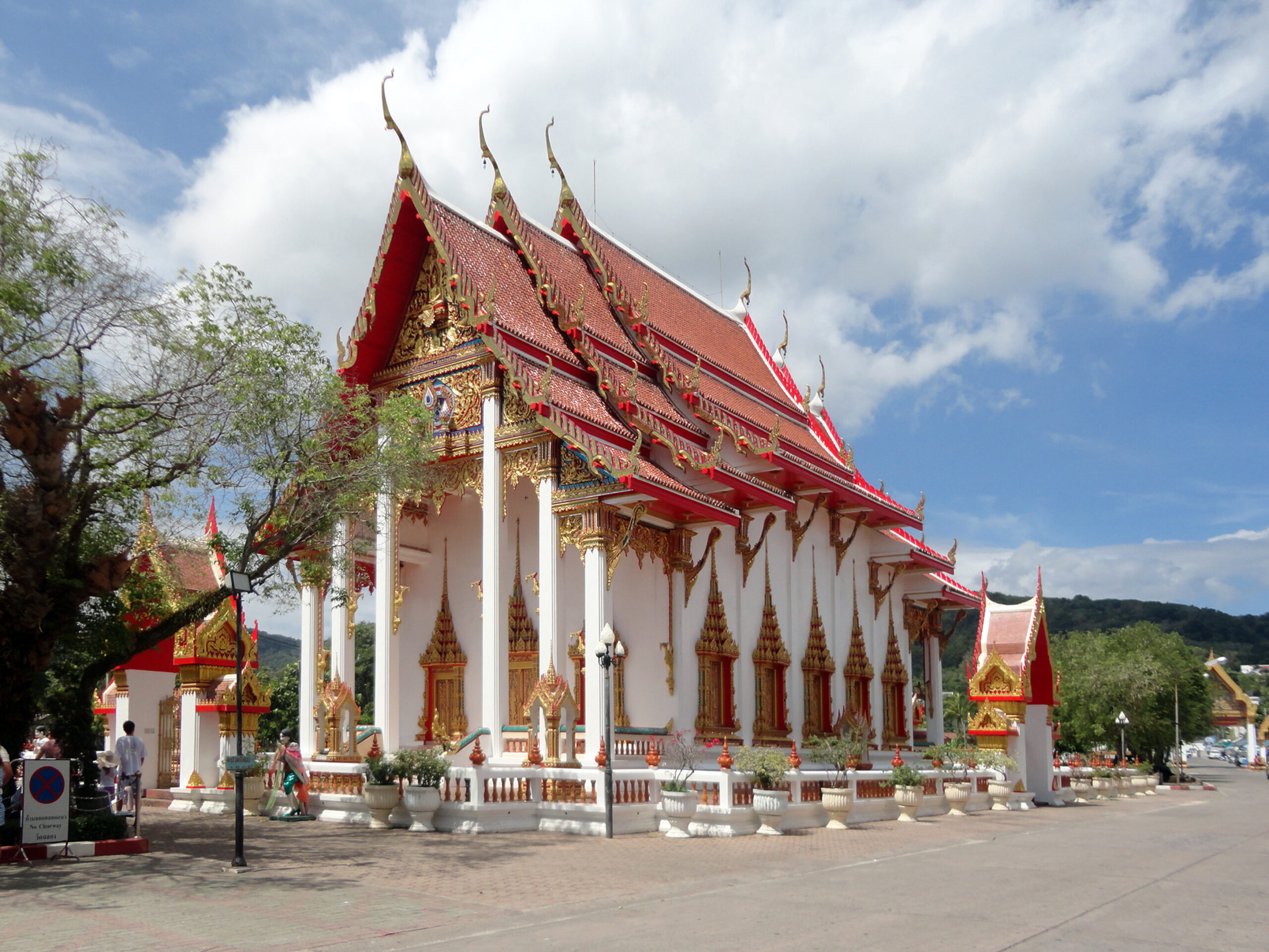 Wat Chalong Temple in Phuket, Thailand.